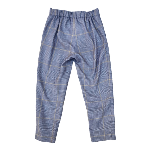 Babaton Plaid Trouser Brown Stretch Waistband 2 - Picture 8 of 11